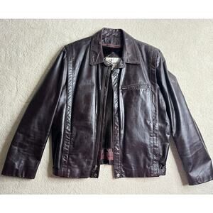 Vintage Berman's Brown Leather Jacket